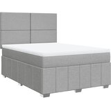  Krevet box spring s madracem svjetlosiva 160x200 cm tkanina | shoptok.hr