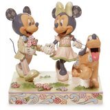 Jim Shore Spring Mickey, Minnie and Pluto Figurine ( 065804 ) | ePonuda.com