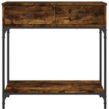  Konzolni stol boja hrasta 75 x 34,5 x 75 cm konstruirano drvo | shoptok.hr