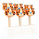 Rex London Ziggy the Tiger - Rođendanske svećice set 6 - Ziggy the Tiger | ePonuda.com