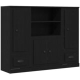  Highboard Crni hrast 132 x 35.5 x 103.5 cm Konstruirano drvo | shoptok.hr