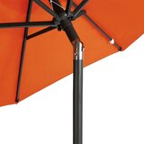  Vrtni suncobran s čeličnom šipkom terakota 225 x 225 x 212 cm | Eponuda.ba