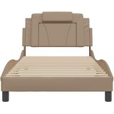  Okvir za krevet Viana bez madraca boja cappuccina 100x200 cm umjetna koža | shoptok.hr