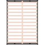  Okvir za krevet crni 120 x 200 cm od masivnog drva | shoptok.hr
