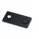 Satechi Trio Wireless Charging Pad (Apple Watch, Airpods, iPhone) - Black (ST-X3TWCPM) | ePonuda.com
