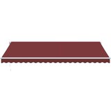 Tenda na ručno uvlačenje bordo 500 x 300 cm | shoptok.hr