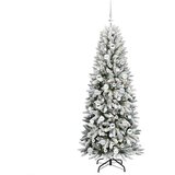 vidaXL Umestno božično drevo med 300 LED Bela 73 x 73 x 180 cm | Shoptok.si