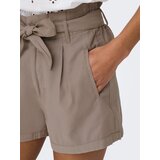 Only Kratke hlače & Bermuda ONLARIS LIFE HW BELT SHORTS CC WVN 15310845 Bež | Shoptok.si