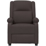  Električni naslanjač temno rjavo blago, (20701644) | Shoptok.si