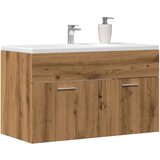 vidaXL Kupaonski ormarić za umivaonik Artisan hrast izrađeno drvo | shoptok.hr
