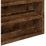  Vitrina boja dimljenog hrasta 100x8,5x50 cm drvena | shoptok.hr