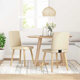 Maison Chic Jedilni stoli - Vzorci stoli 2 kosa krem blago A289, (22031939) | Shoptok.si