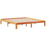 vidaXL Krevet s regalom za knjige bez madraca 180x200 cm od borovine | shoptok.hr