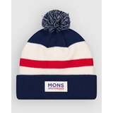 Mons Royale Mccloud Merino Pom Pom Kapa snowflake / navy Cene