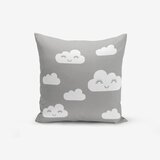 Minimalist Cushion Covers jastučnica s primjesom pamuka Grey Background Cloud, 45 x 45 cm Cijene