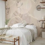  Foto tapeta - Beige Line Art 450x315 | shoptok.hr