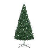  Božićno drvce s ukrasnim gudačkim svjetlima Zelena 400 cm PVC | shoptok.hr