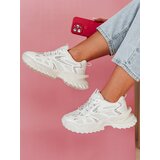 DStreet Sportowe sneakersy damskie BLAZERO białe | shoptok.hr