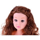  Glava za frizera 20 cm CRNA LUTKA s frizerskim priborom ZA5838 | shoptok.hr