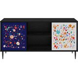  ormar MAINZ 102 x 33 x 51 cm Crni hrast Konstruirano drvo | shoptok.hr