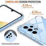 Techsuit Shockproof Clear Silicone prozirna maskica otporna na udarce za Samsung Galaxy A33 5G | shoptok.hr