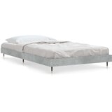 vidaXL Okvir kreveta boja betona 90x200 cm od konstruiranog drva | shoptok.hr