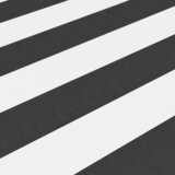 Furnova Balkonsko platno antracitno in belo 120x500 cm oksford blago, (21918715) | Shoptok.si
