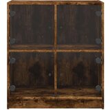 vidaXL Bočni ormarić sa staklenim vratima boja hrasta 68x37x75 5 cm | shoptok.hr