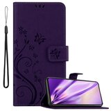 Cadorabo Honor 20 PRO v klasična temno modra - ovitek v cvetličnem dizajnu z magnetnim zapiranjem, stoječo funkcijo in režami za kartice, (20564219) | Shoptok.si