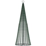 vidaXL Osvetljena novoletna jelka stožec 1028 LED barvita 403 cm | Shoptok.si