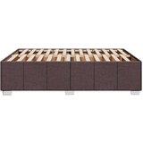 vidaXL Okvir za krevet bez madraca tamnosmeđi 140 x 190 cm od tkanine | shoptok.hr