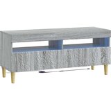 5-dijelni LED TV ormarić Siva Sonoma Konstruirano drvo - Siva Sonoma 100 cm | shoptok.hr