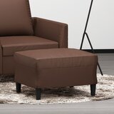 vidaXL Stolček za noge rjav 60x50x41 cm umetno usnje Cene
