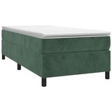  Za krevet s oprugama tamnozeleni 80x200 cm baršunasti | shoptok.hr