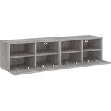  Zidni TV ormarići 2 kom siva boja hrasta 60 x 30 x 30 cm drveni | shoptok.hr