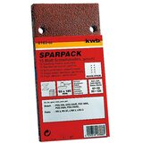 KWB Quick-Stick set brusnih papira 93x185 GR40-120, 15/1 | drvo-metal, alu-oksid Cene