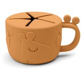 Done By Deer silikonska skodelica za prigrizke peekaboo raffi blue | Shoptok.si