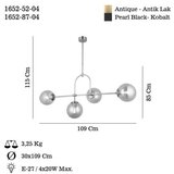 Opviq Luster Portemo-52-04, O18, 16.5cm, IP20 zlatne boje | Eponuda.ba