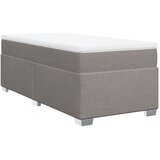  Krevet s oprugama i madracem smeđesivi 80x200 cm od tkanine | shoptok.hr