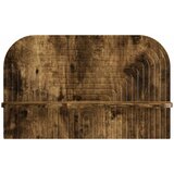  Zidna polica 2 kom. Dimljeni hrast 60 x 13.5 x 37.5 cm | shoptok.hr