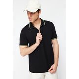 Trendyol Black Men Regular Fit 100% Cotton Polo Neck T-shirt | Shoptok.si