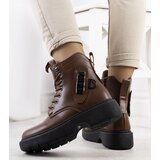 Gemre Brown platform ankle boots Denna | shoptok.hr