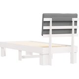  Krevetni okvir s tapiciranim uzglavljem Svijetlo siva Svjetlosiva 201 x 78 x 93 cm | shoptok.hr