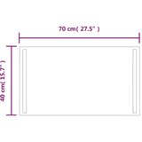  LED kupaonsko ogledalo 40x70 cm | shoptok.hr