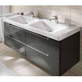 Villeroy Boch 7175D001 Subway 2.0 130 x 47 cm dvojni keramični umivalnik z 2 odprtinama | Shoptok.si