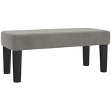  s oprugama i madracem svjetlosivi 120x190 cm baršunasti | shoptok.hr
