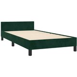 Okvir za krevet bez madraca tamnozeleni 100x200 cm baršunasti | shoptok.hr