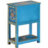vidaXL Komoda turkizna 55x30x76 cm trden mangov les | Shoptok.si