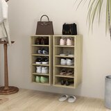 vidaXL Omarica za čevlje 2 kosa sonoma hrast 31,5x35x70 cm iverna pl. Cene