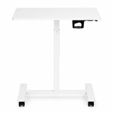  Mobilni stol 70x48 cm, stol za prijenosno računalo, podesiva visina 71,5-112 cm, bijela, ModernHome | shoptok.hr